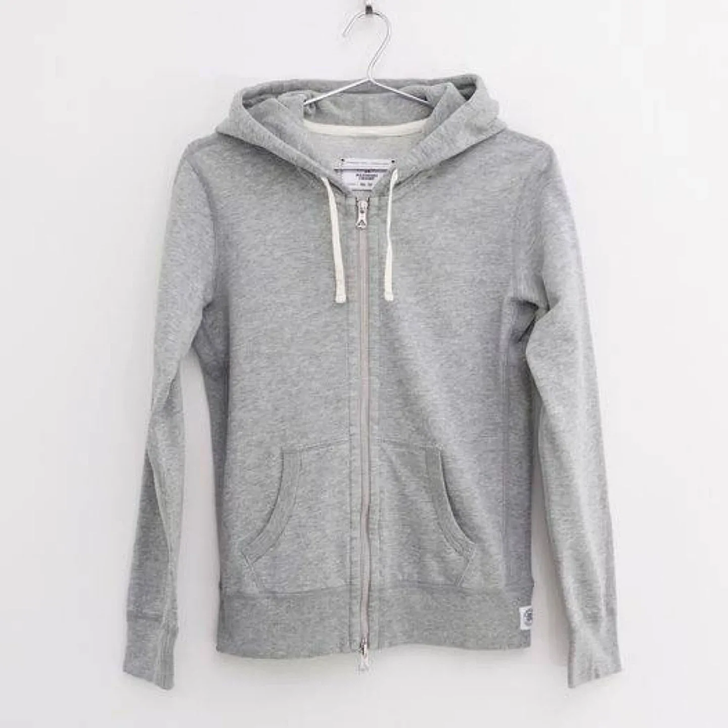 Reigning Champ Heather Gray Terry Zip Hoodie - XS