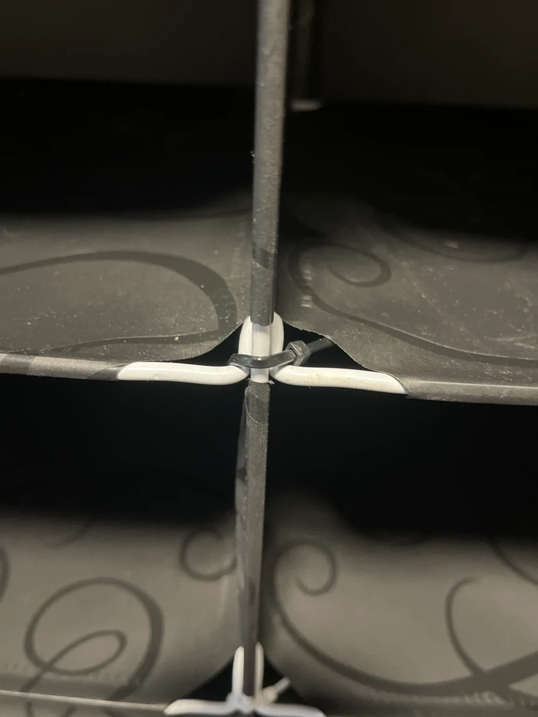 Plastic shoe rack organizer Black transparent image indicator(3)