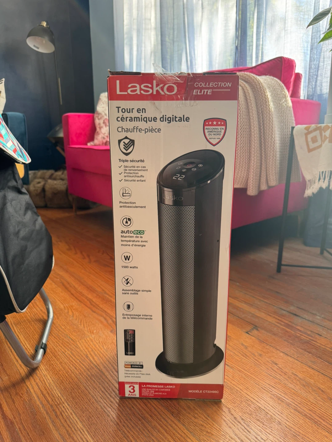 Lasko Collection Elite Ceramic Tower Heater - New in Box