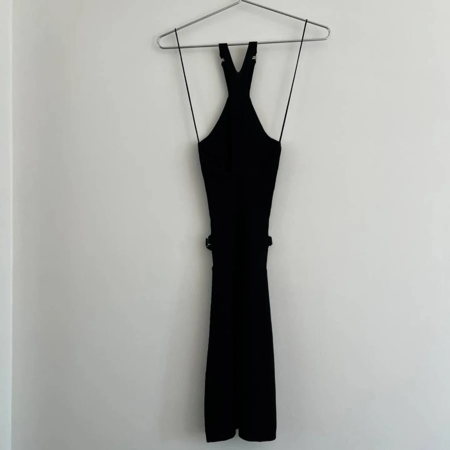 Dion Lee Ribbed Lustrate Fork Dress (Dark Navy) image indicator(2)