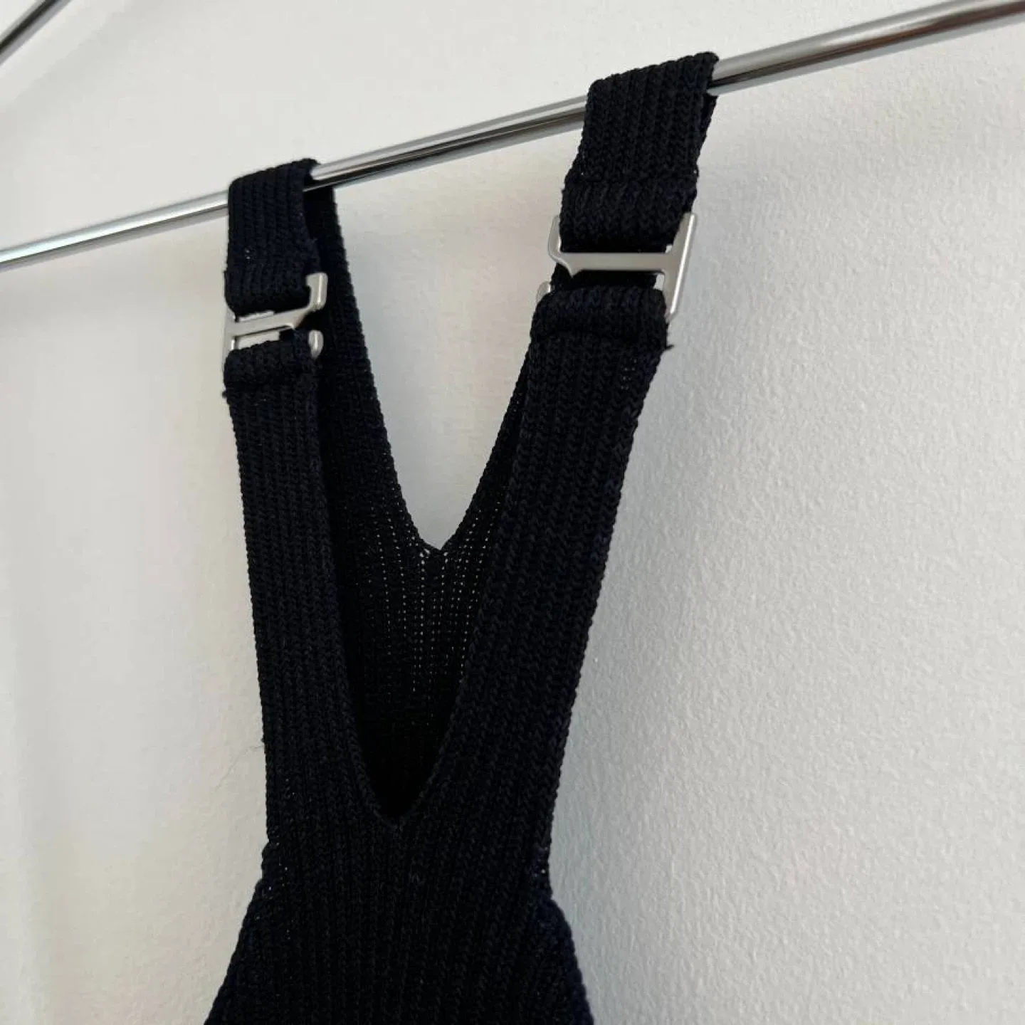 Dion Lee Ribbed Lustrate Fork Dress (Dark Navy) image indicator(3)