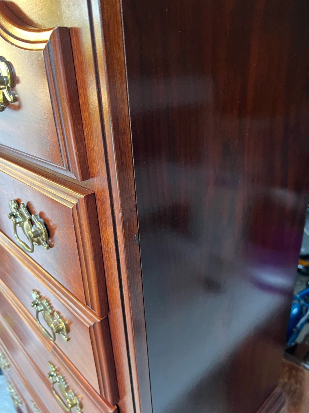 Wooden Dresser with Brass Handles - photo 3