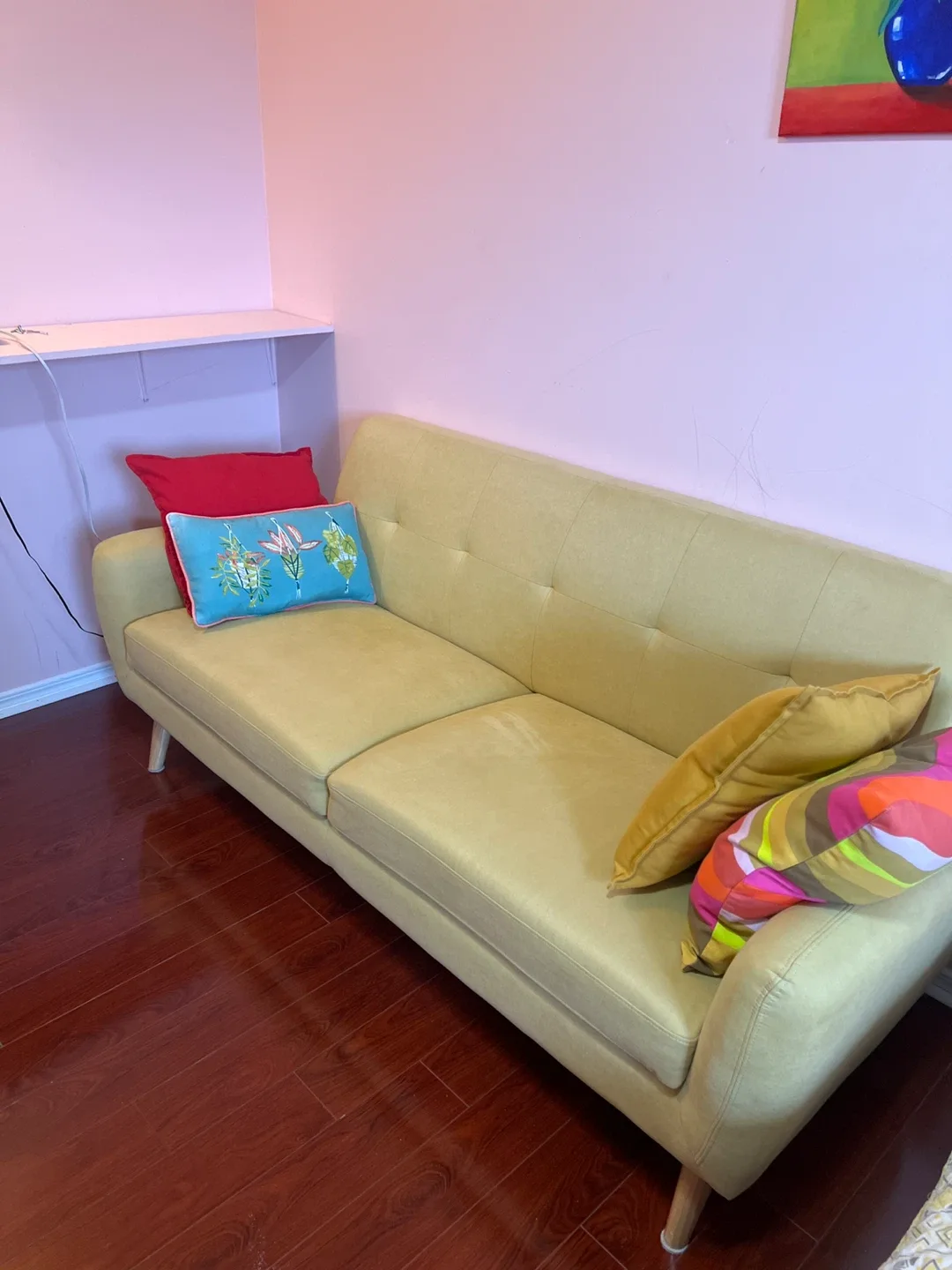 MOVING: Structube couch - mustard yellow image indicator(3)