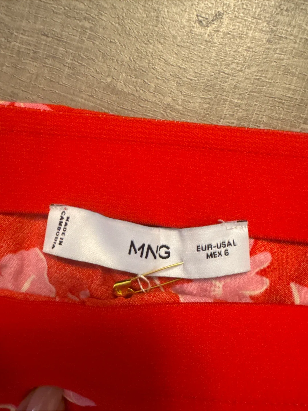 MNG Red Floral Skirt - Size L (US/A) image indicator(2)