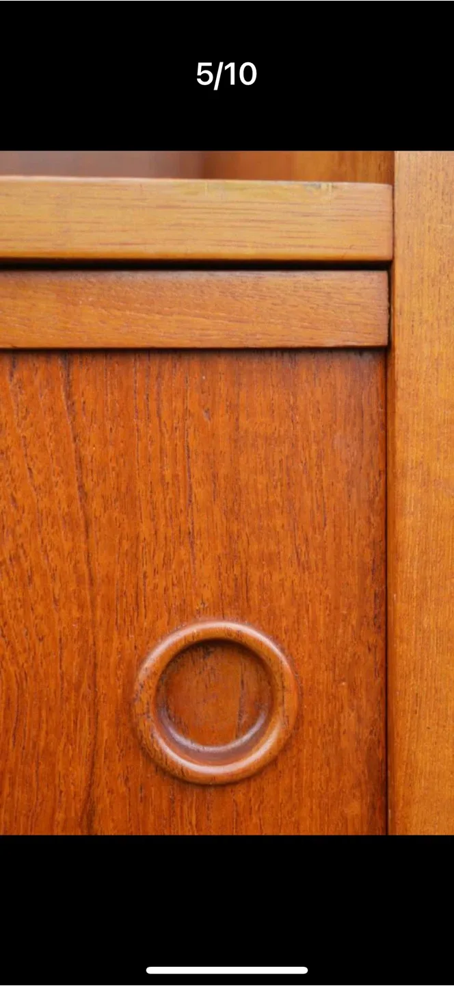 Mid-Century Modern Teak step back cabinet image indicator(3)