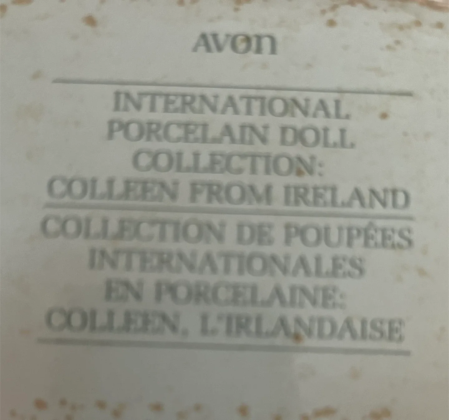 Avon International Porcelain Doll image indicator(3)