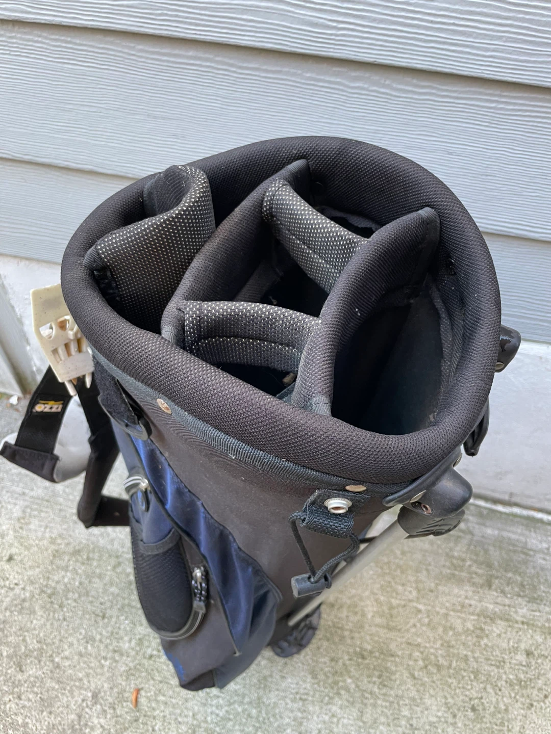 Top Flite Golf Stand Bag - Black & Blue - photo 4