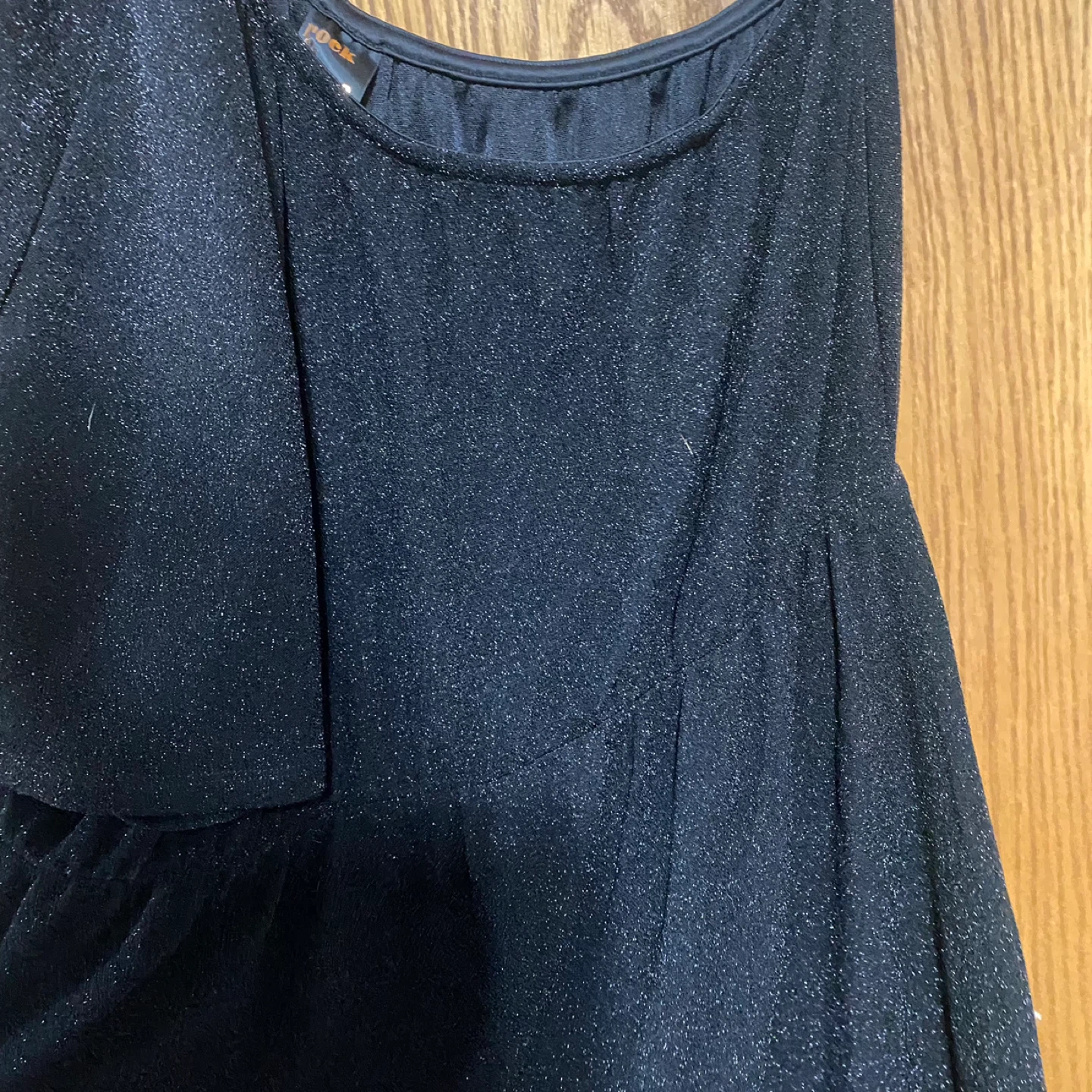 One-Shoulder Shimmery-Knit Dress - photo 5
