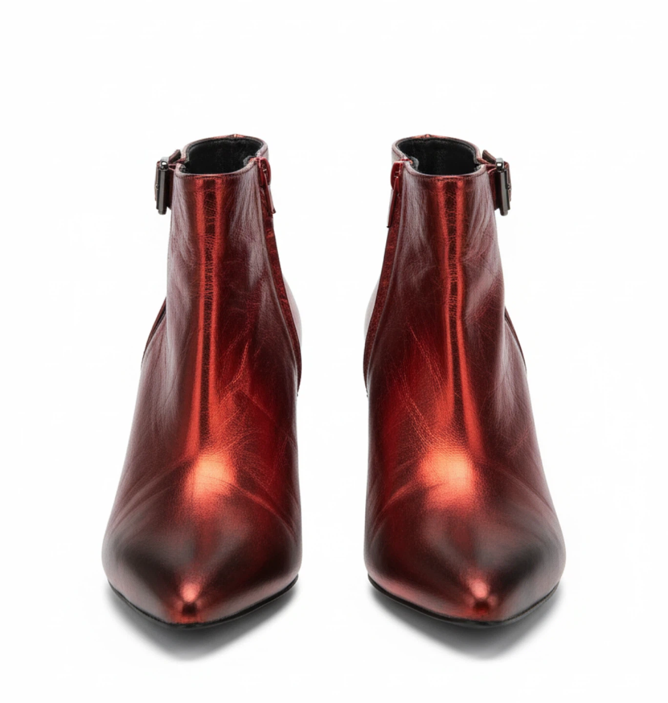 Strategia Genuine Italian Leather Booties - size 8