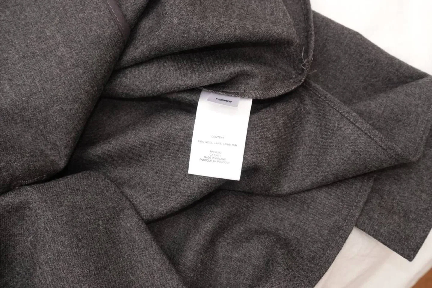 Tibi Charcoal Wool Boxy Blazer Jacket - M image indicator(3)