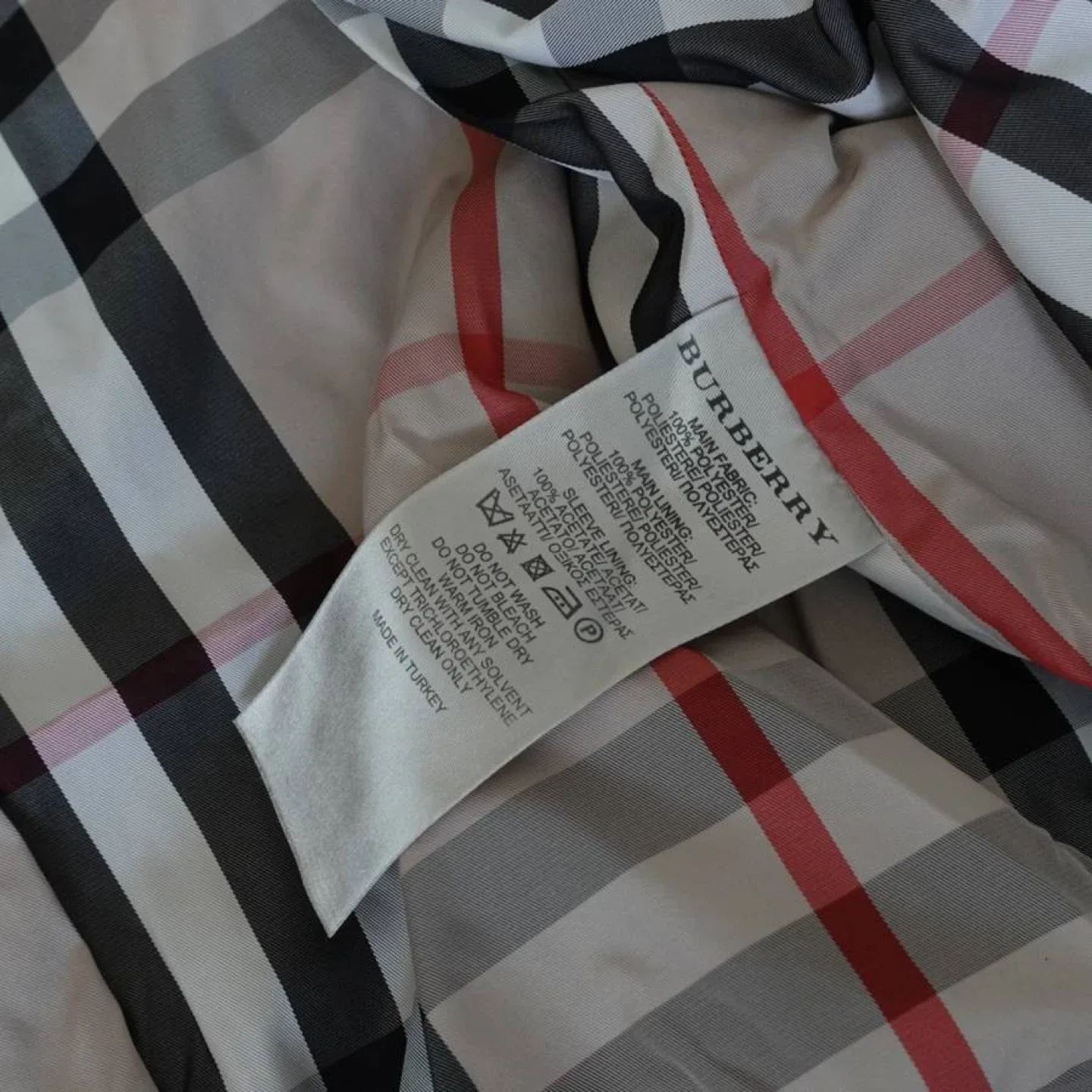 Burberry Brit Nova Check Zippered Trench Coat Jacket image indicator(5)