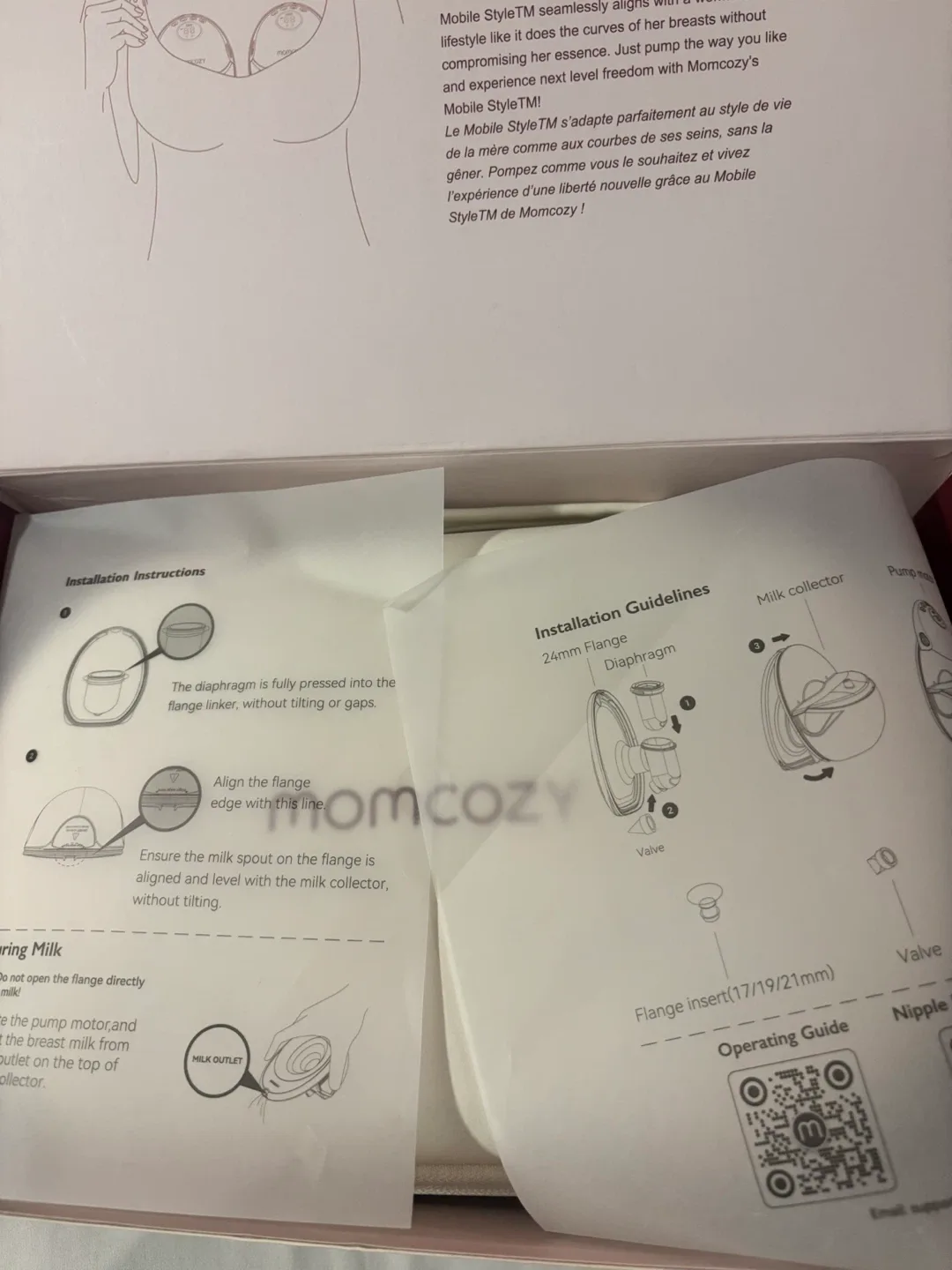 Momcozy Mobile Style Breast Pump (2 sets available) thumbnail