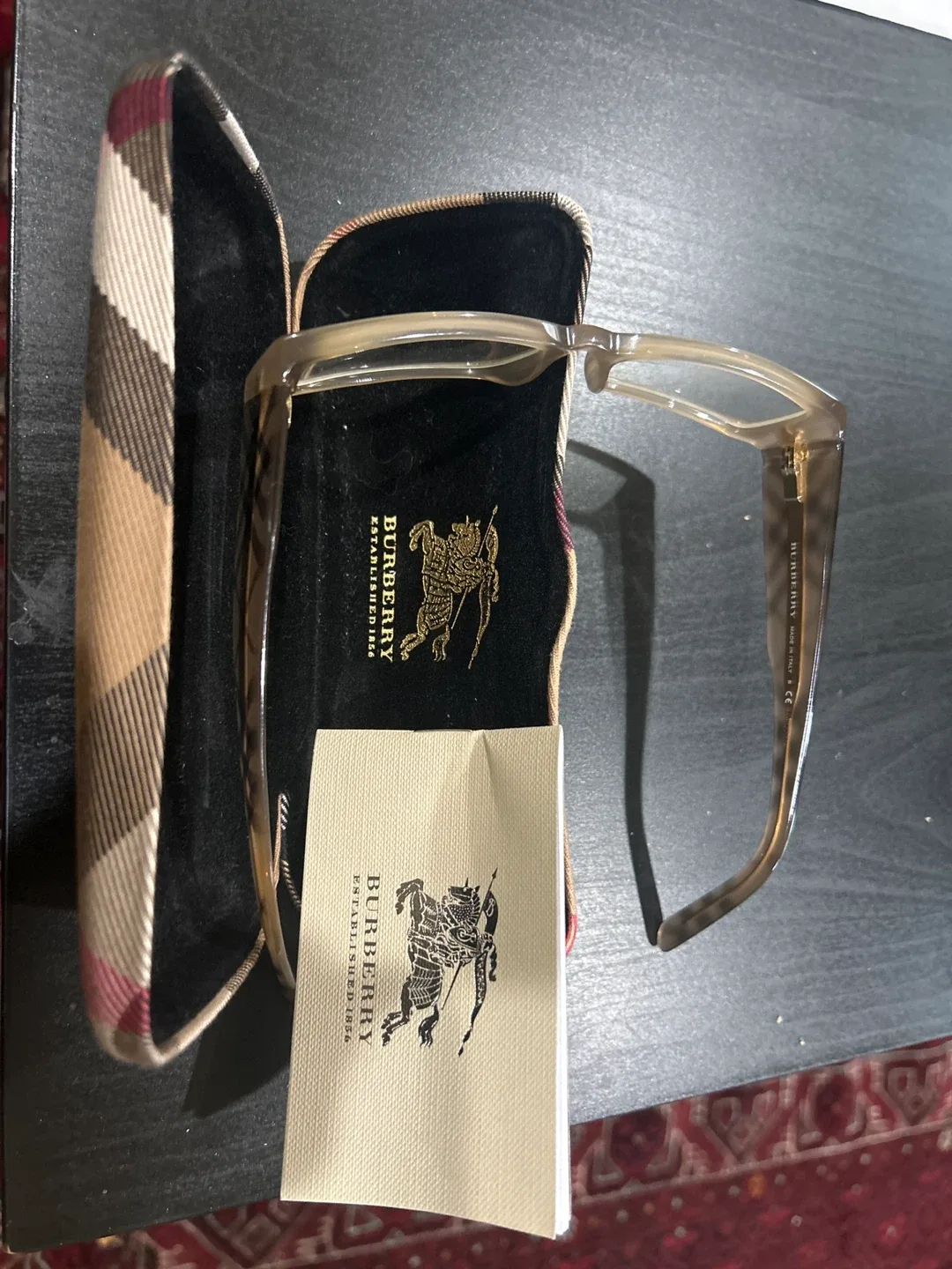 Burberry Eyeglasses with Case image indicator(3)