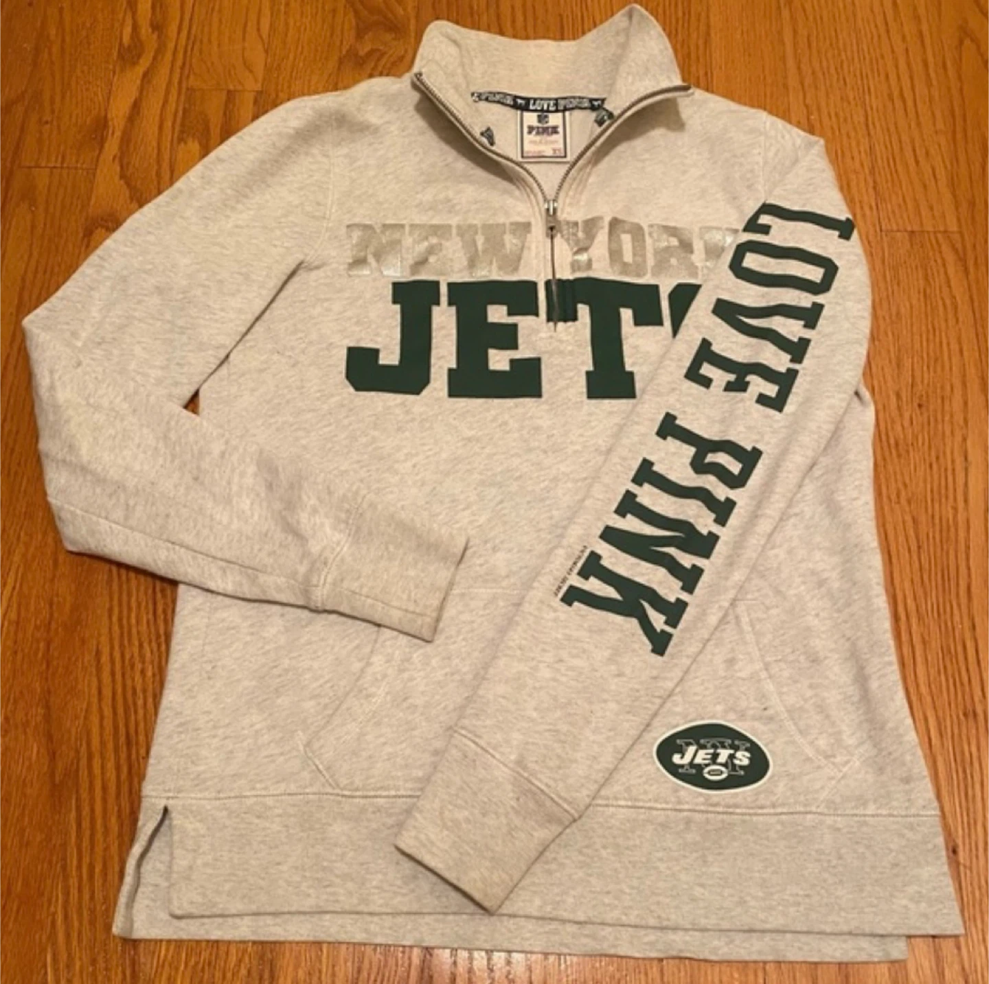 PINK Victoria's Secret New York Jets Pullover - Size S