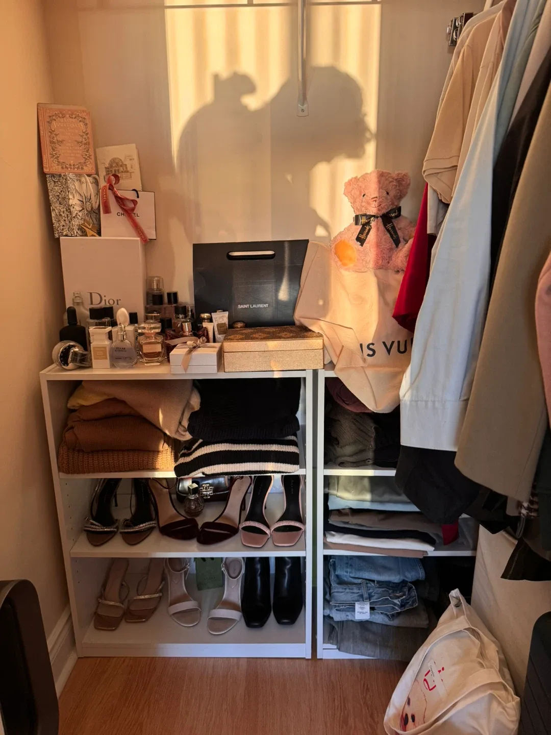 Selling two white clothing Shelves thumbnail
