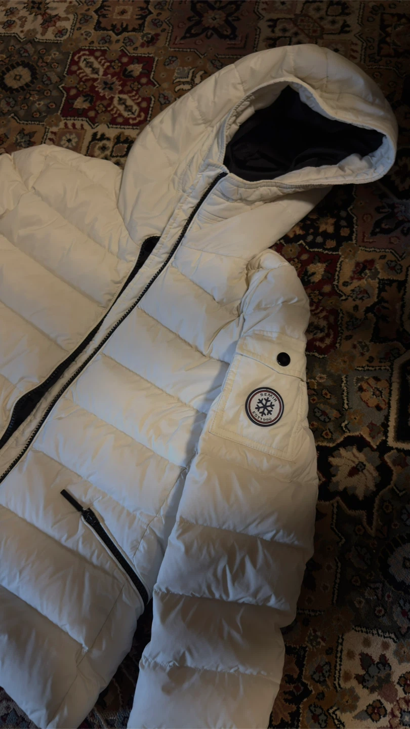 S.MIR White Puffer Jacket - Size M - photo 3