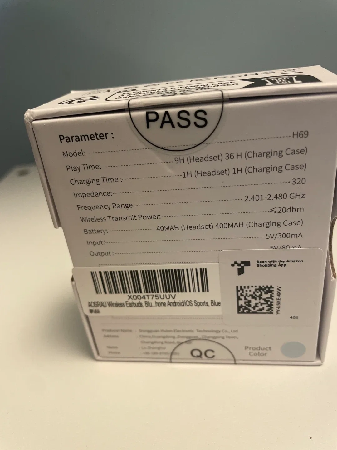 AOSRAU H69 True Wireless Earbuds - New image indicator(2)