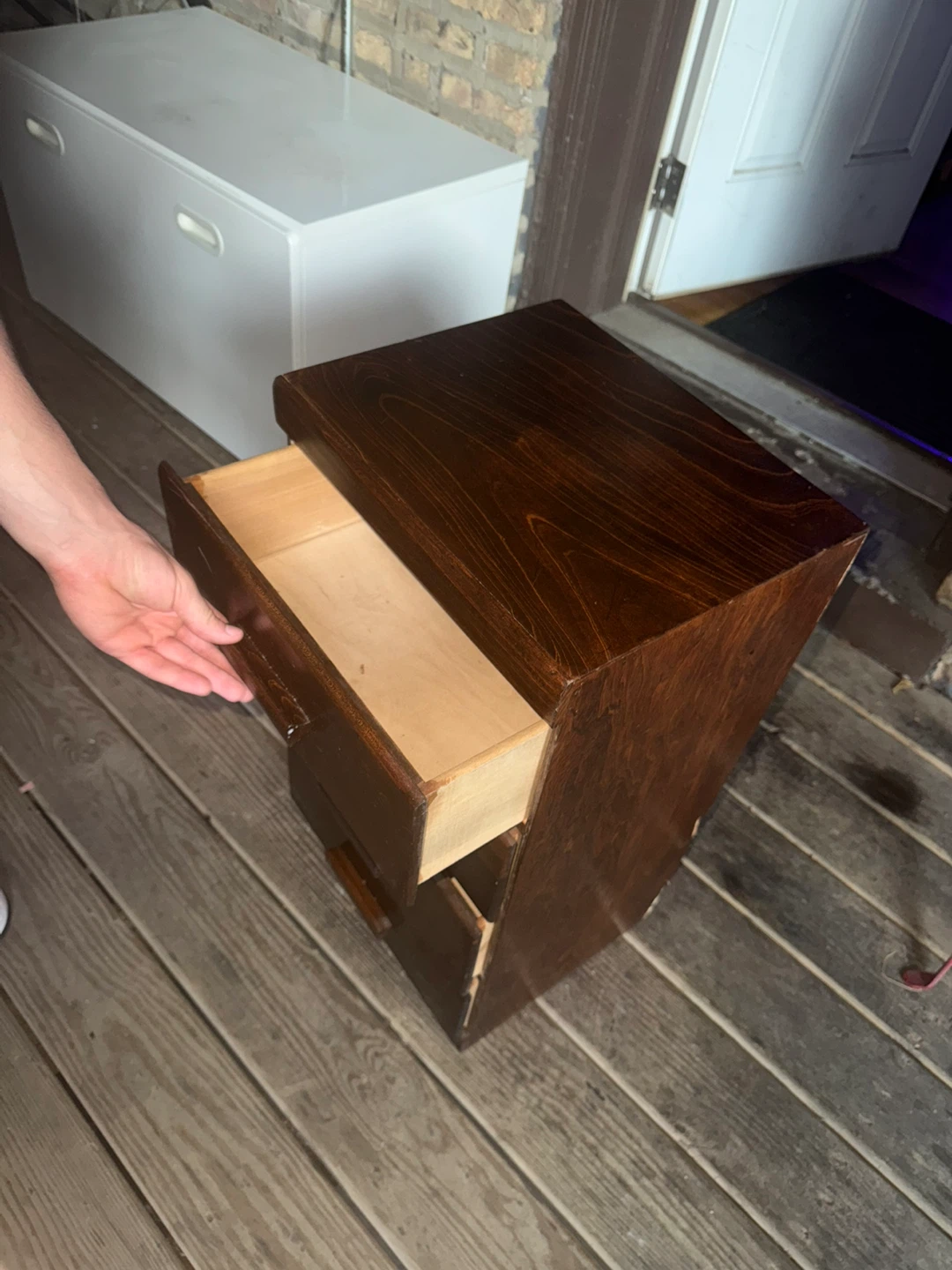 Wooden 4-Drawer filing cabinet - photo 3