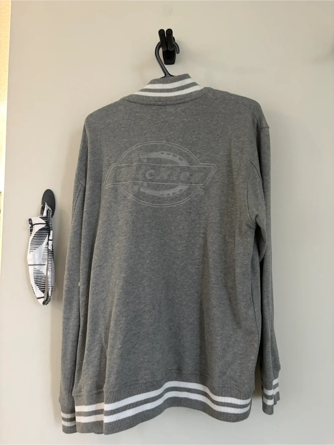 Dickies Grey Varsity Jacket - Size L image indicator(2)