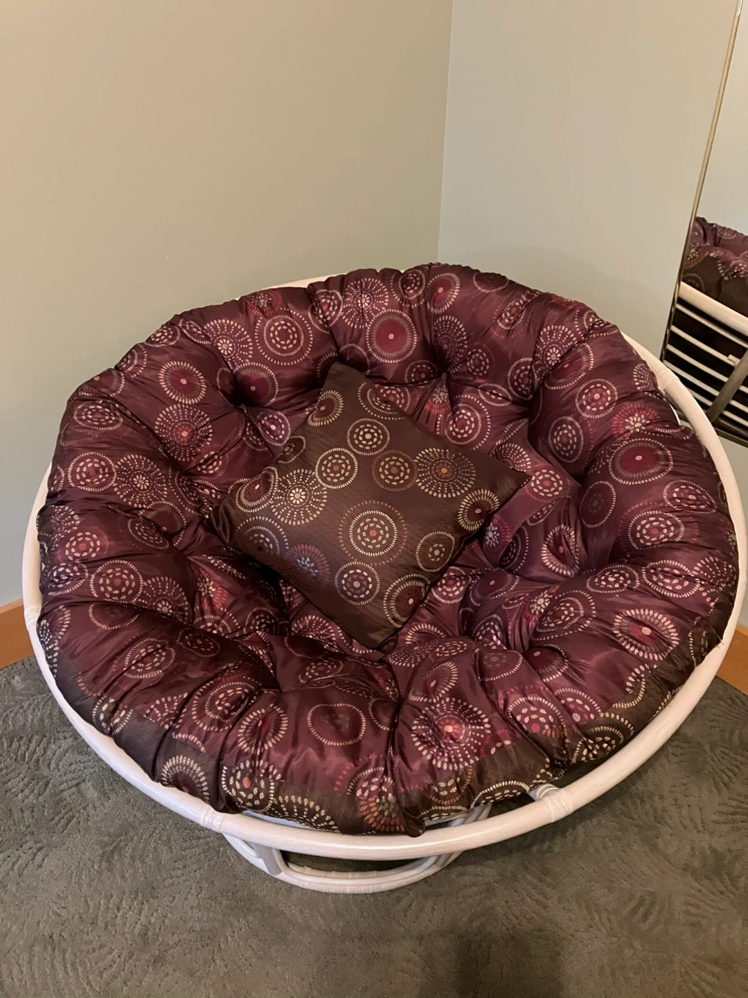 Papasan Chair with Cushion