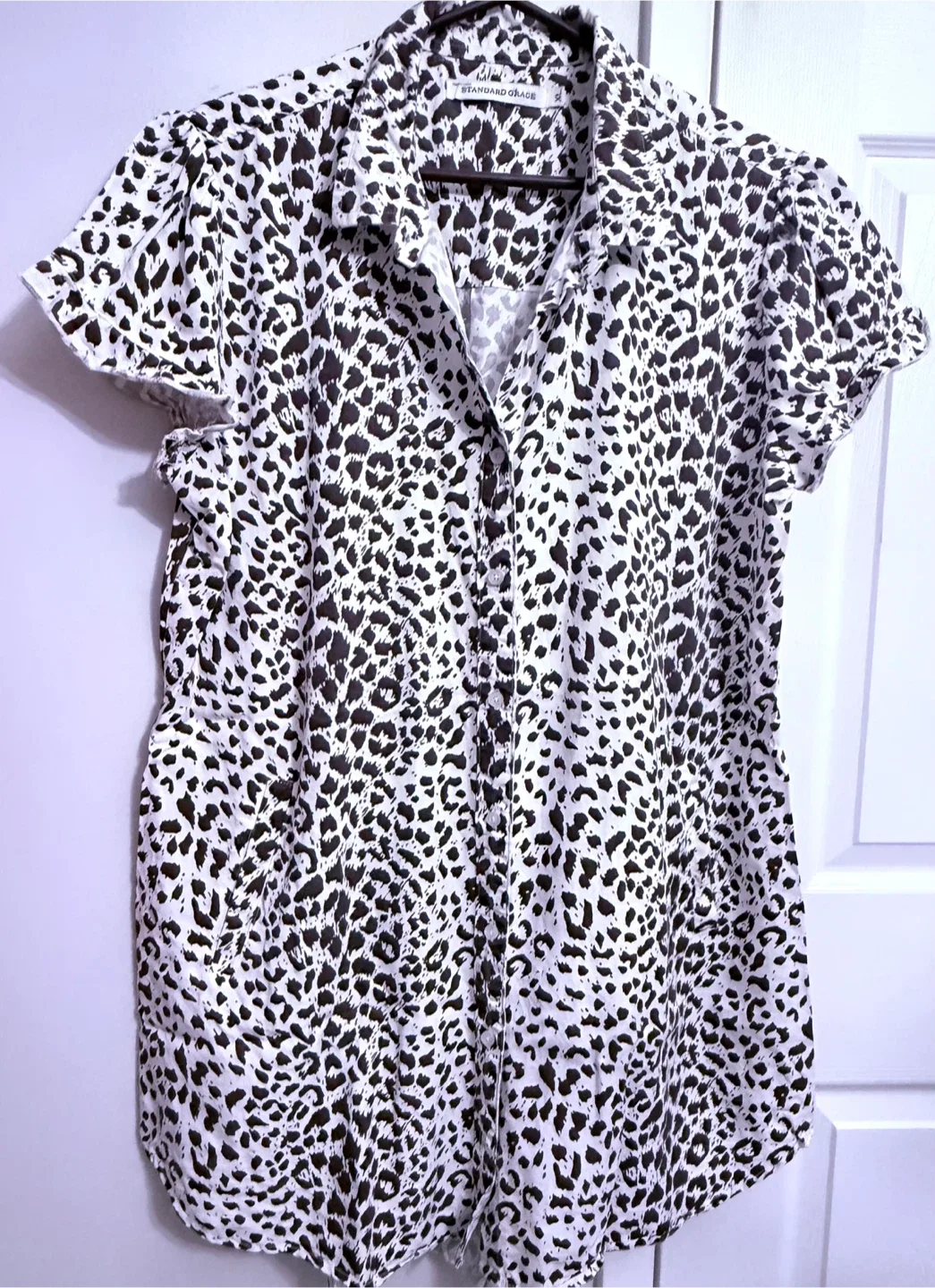 Standard Grace XL Leopard Print shirt dress thumbnail