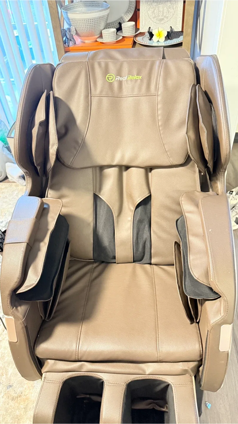 Real Relax Massage Chair - Brown image indicator(3)