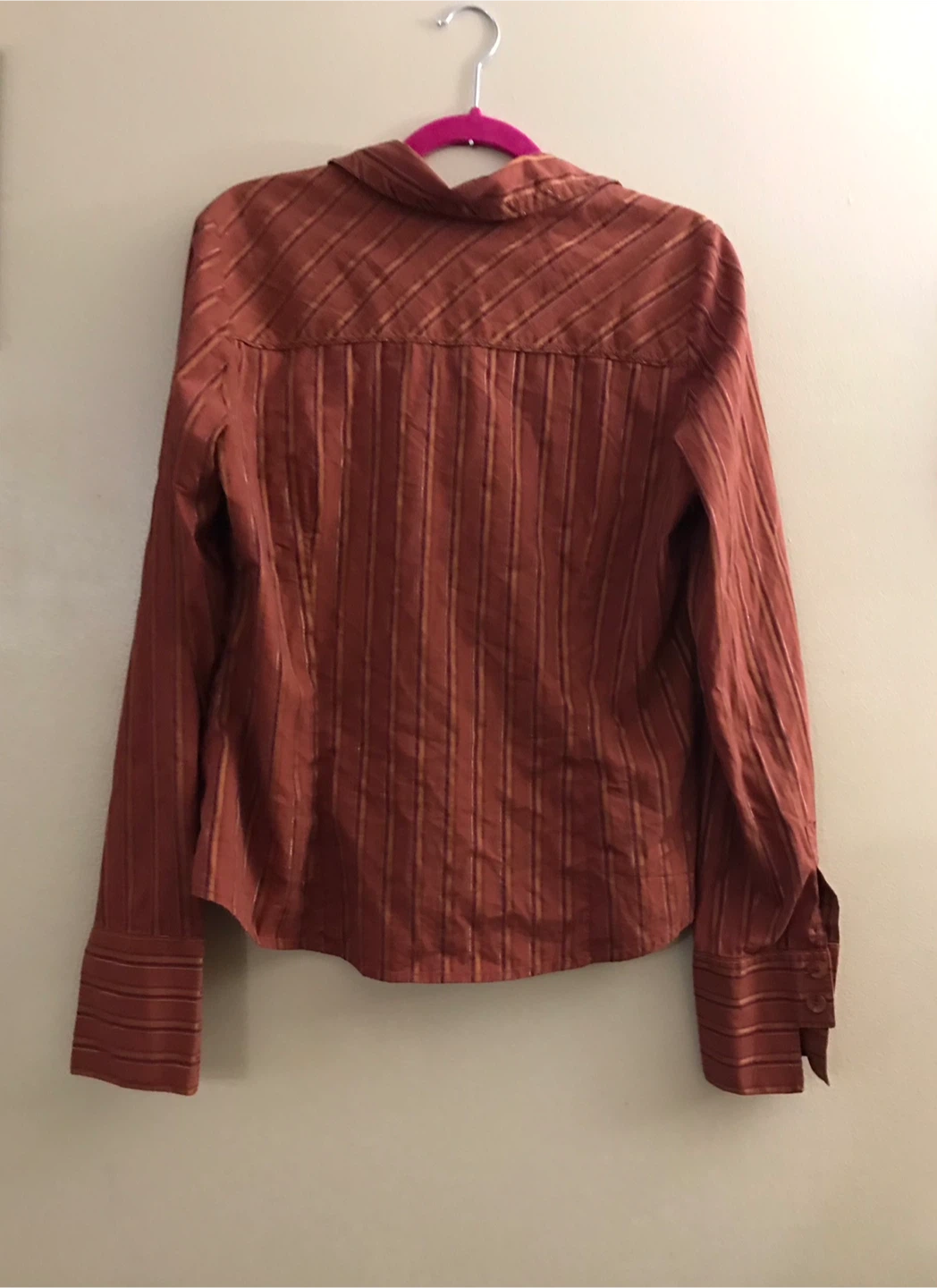 Reitmans Brown striped shirt (Women’s small) - photo 2