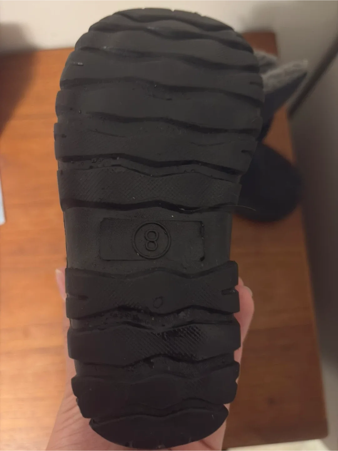 Size 8 Kids Winter Boots - Navy Blue image indicator(3)