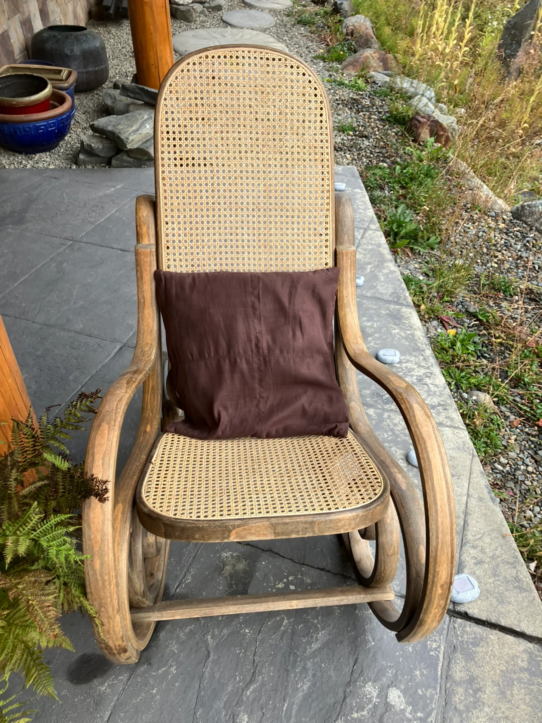 Vintage Wicker Rocking Chair