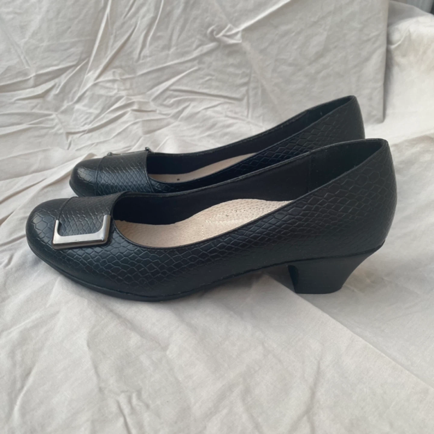 Soft Comfort Black Heels - Size 9 - photo 3