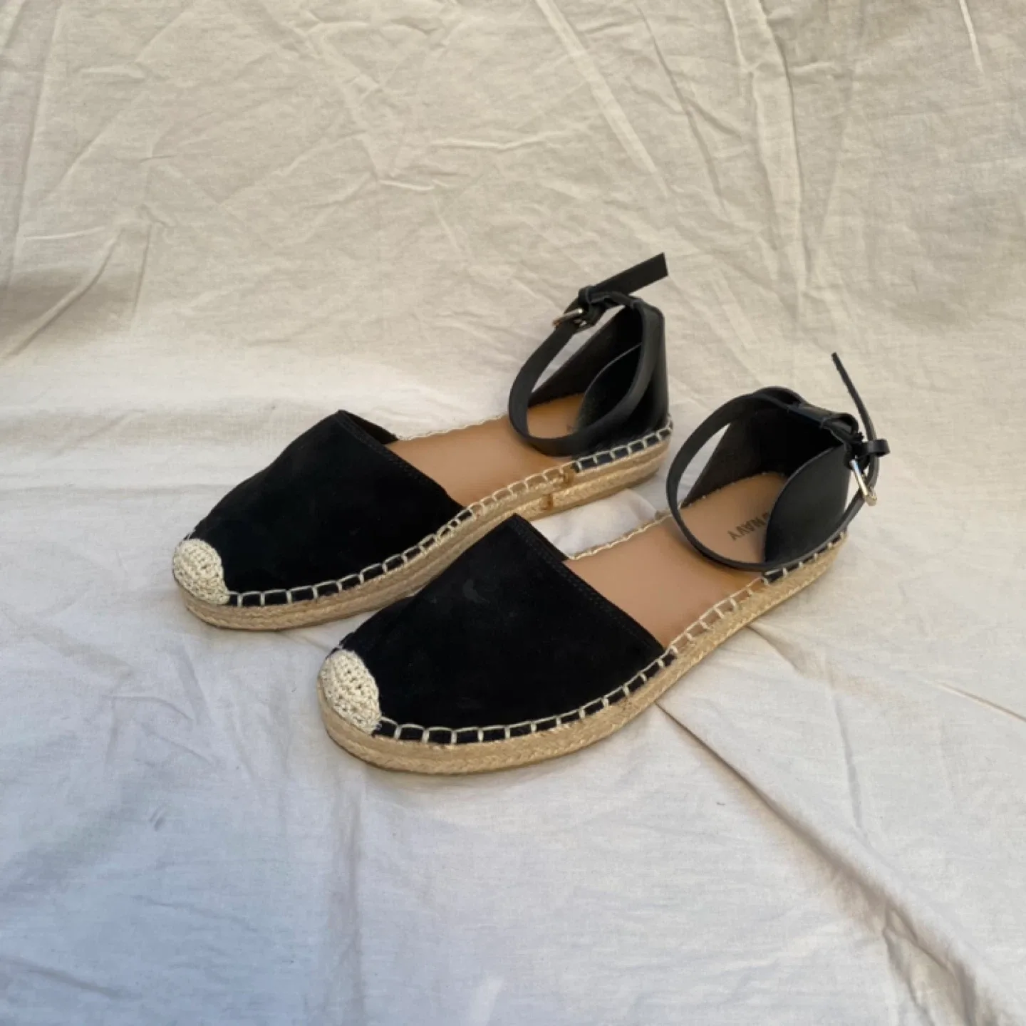 Old Navy Black Espadrille Sandals - Size 9 thumbnail