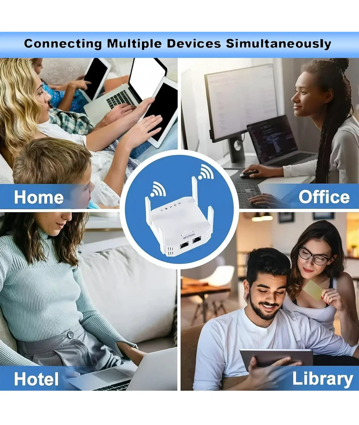 WiFi Range Extender - White image indicator(4)