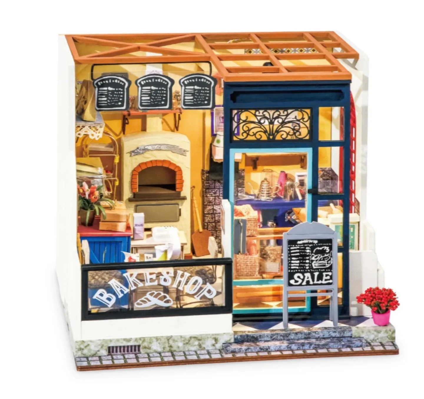 *Brand New* Nancy’s Bake Shop  Bakery Store Miniature Dollhouse image indicator(2)