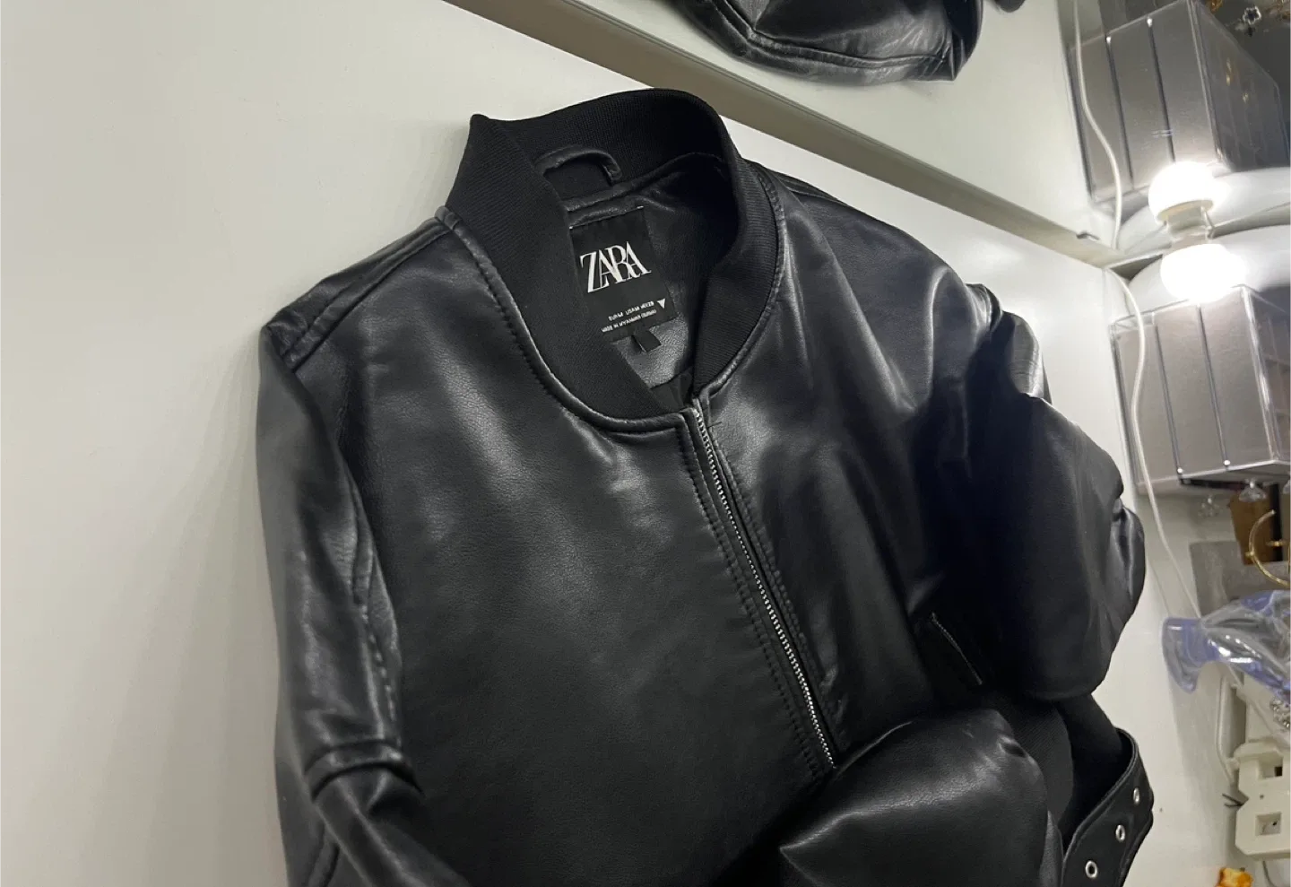 Zara Black Faux Leather image indicator(2)