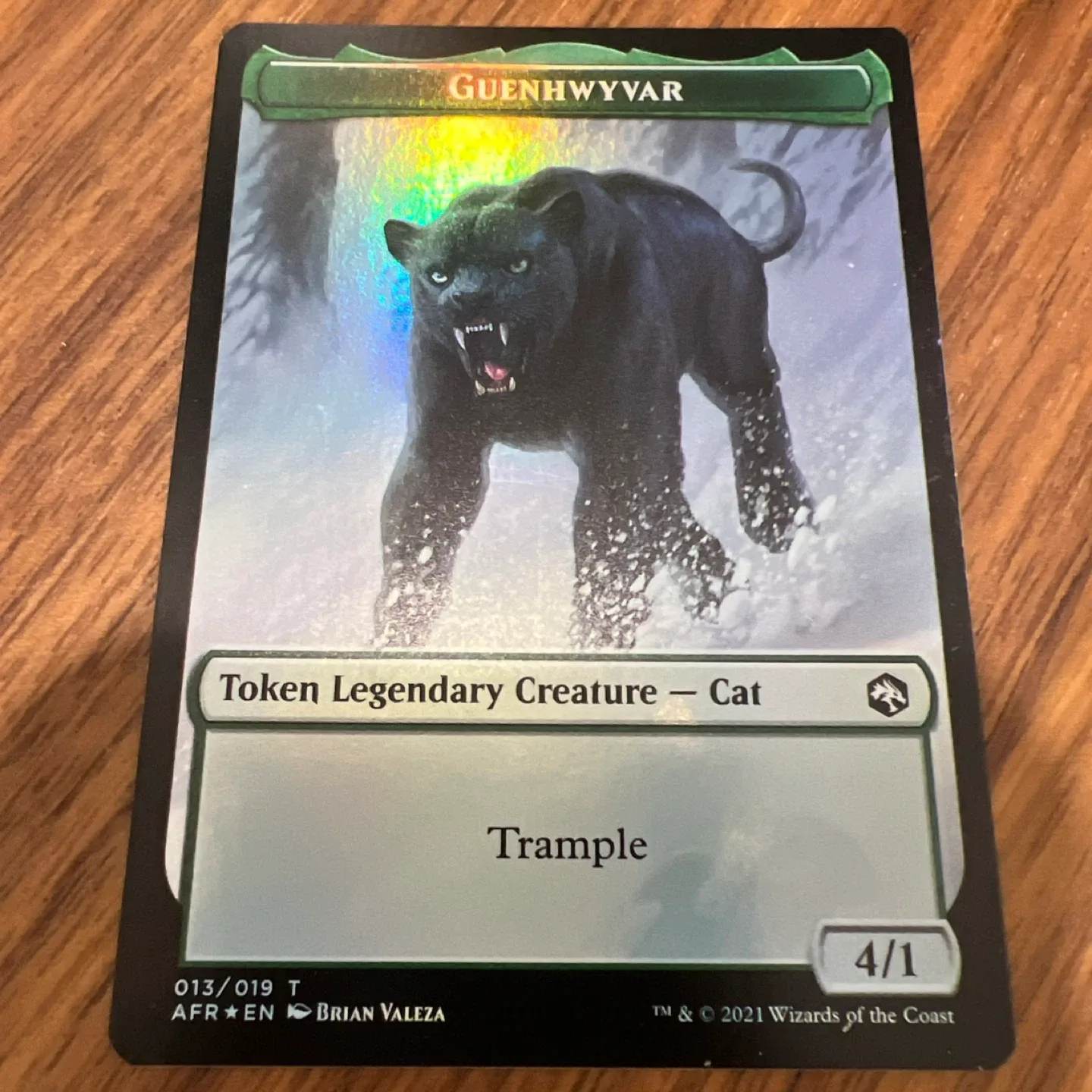 Guenhwyvar 13 / Spider 7 Token NM Foil AFR MTG thumbnail
