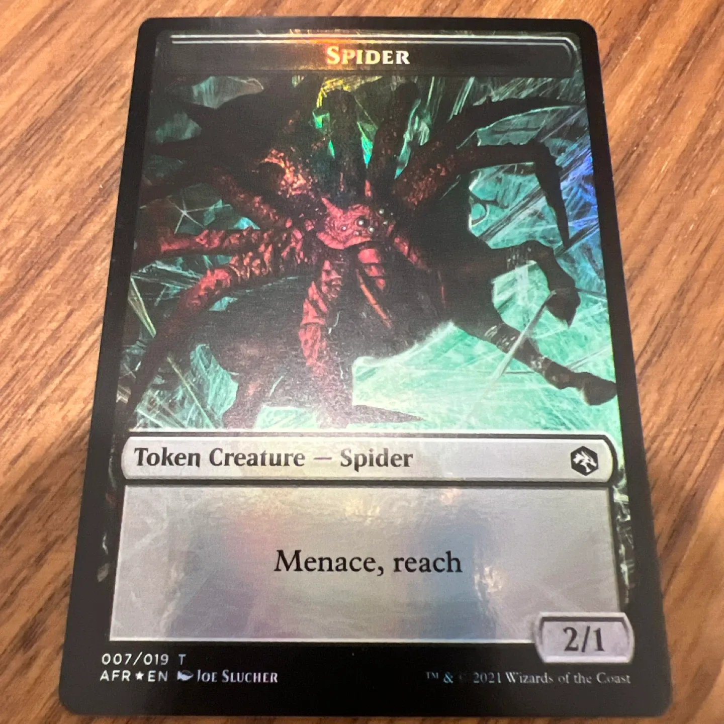 Guenhwyvar 13 / Spider 7 Token NM Foil AFR MTG image indicator(2)