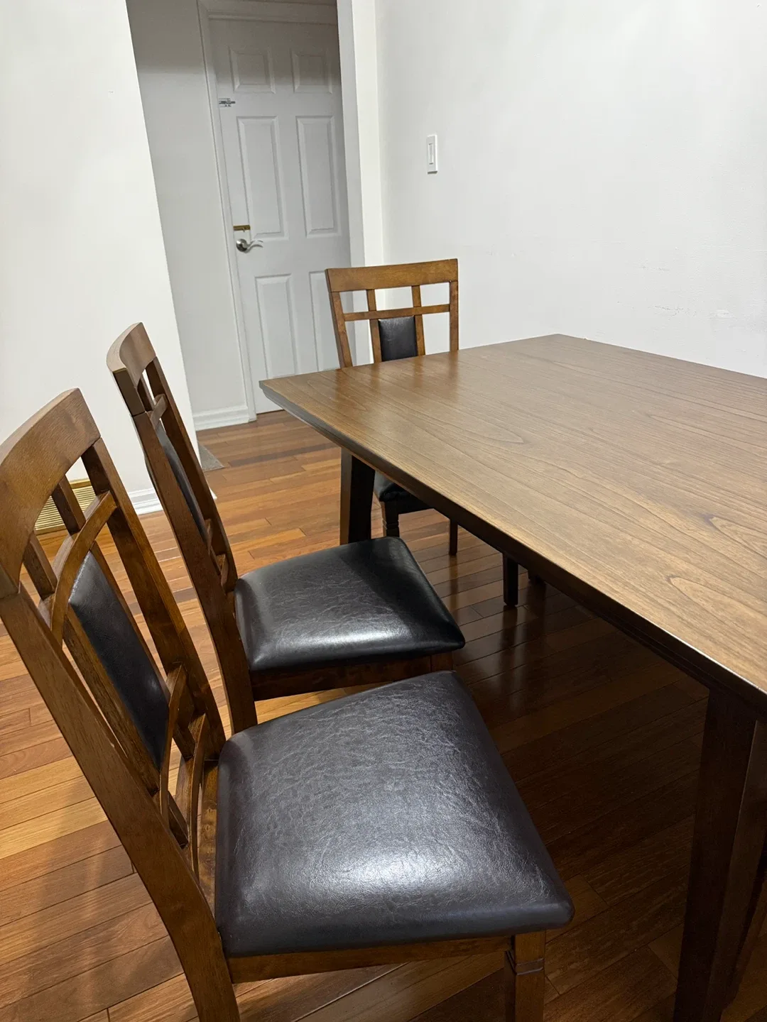 Dining Table with 5 Chairs - Wood & Black image indicator(3)