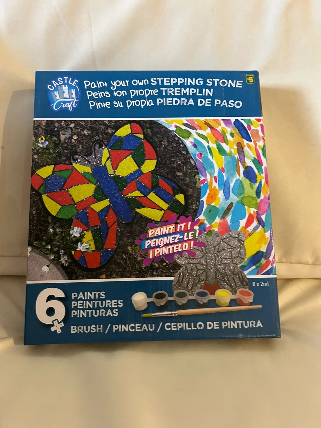 Paint Your Own Stepping Stone Kit - New thumbnail