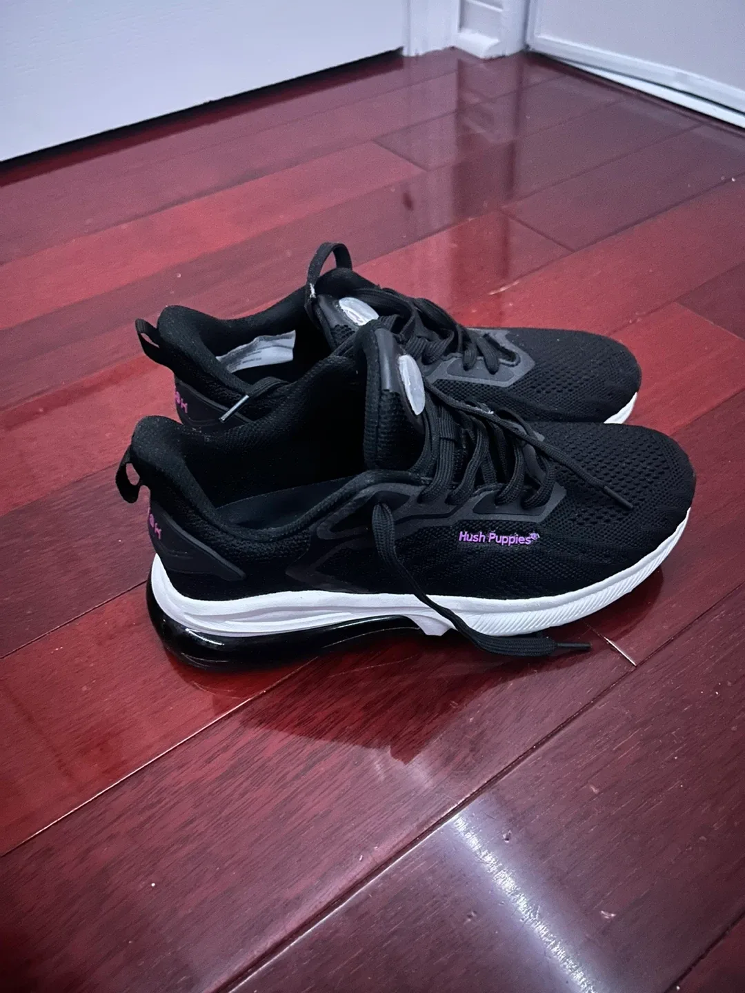 Hush Puppies Moving Zero Gravity Black Shoes - Size 38 AR image indicator(2)