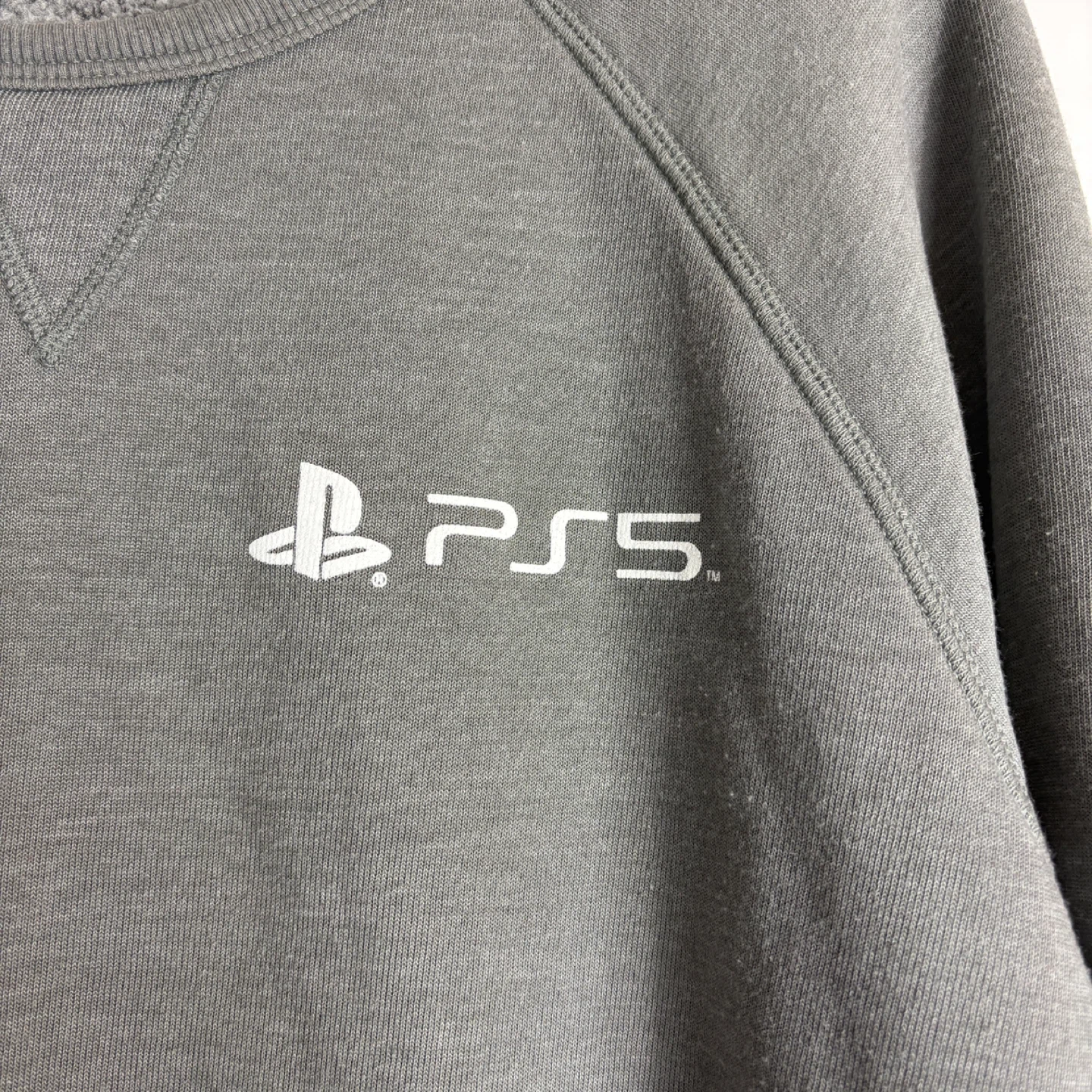 Marine Layer PS5 Men's Grey Pullover Fleece Sweatshirt Size M - photo 3