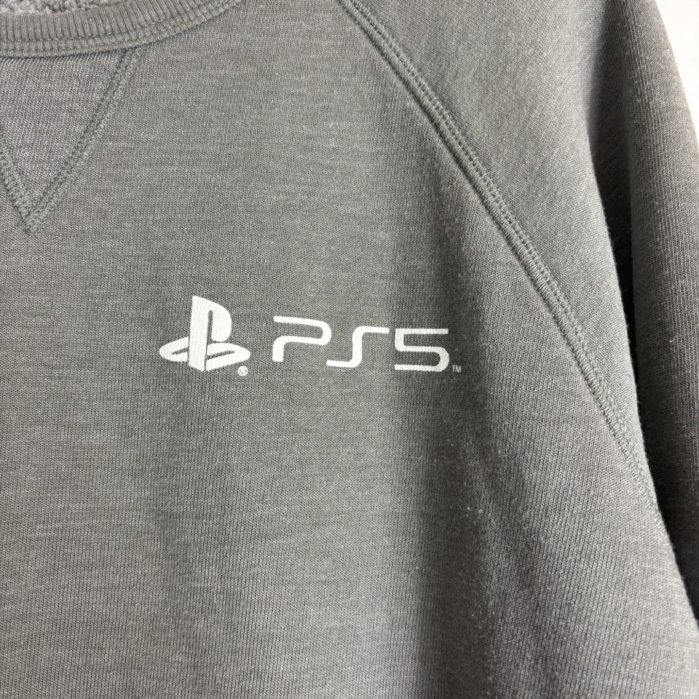 Marine Layer PS5 Men's Grey Pullover Fleece Sweatshirt Size M image indicator(3)