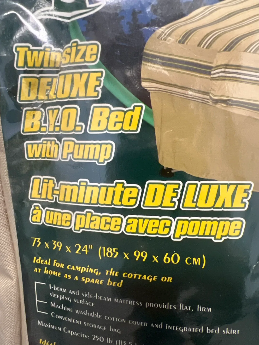 Woods Twin Size Deluxe B.Y.O. Bed with Pump image indicator(3)