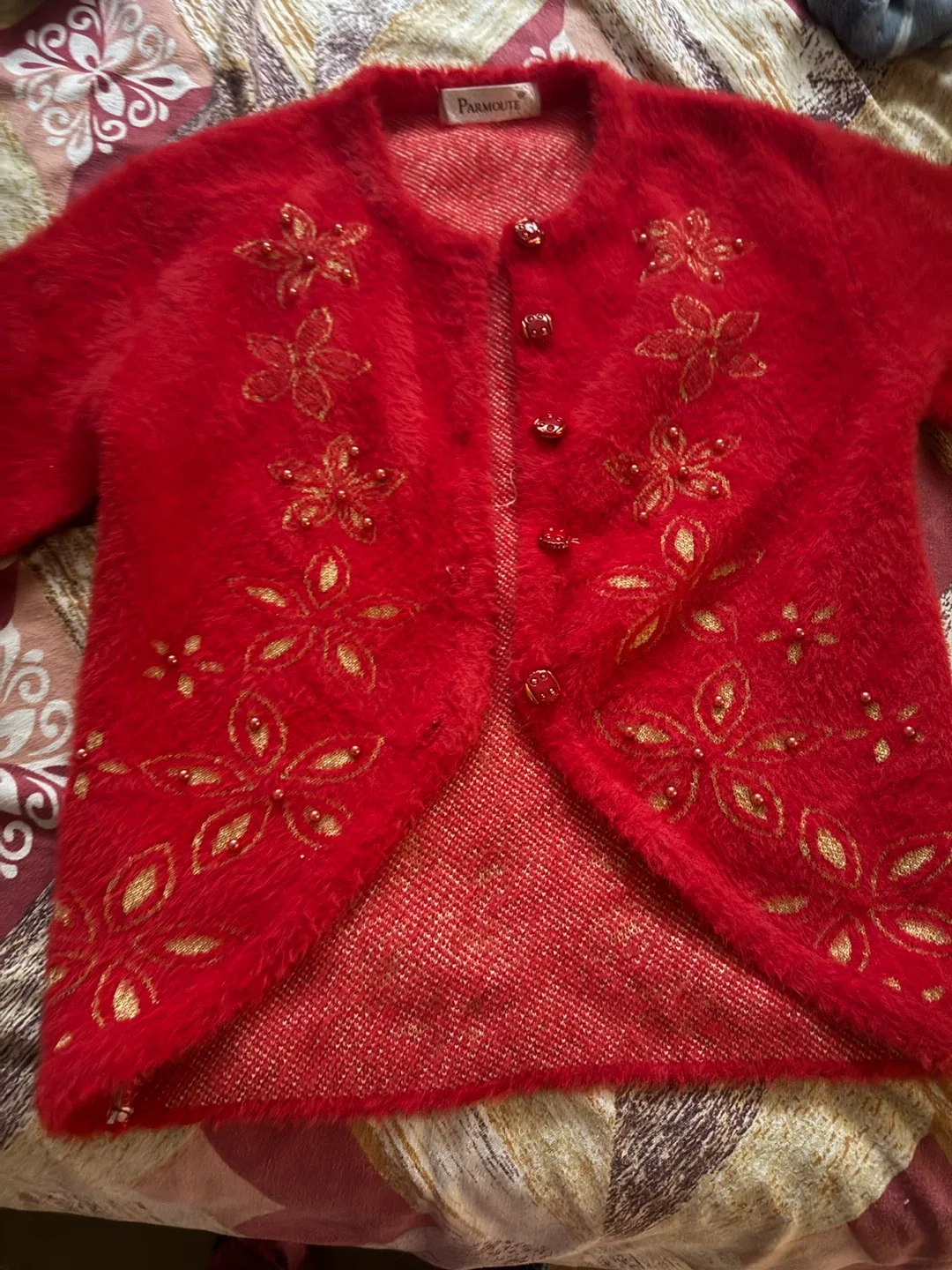 Parmount Red Cardigan