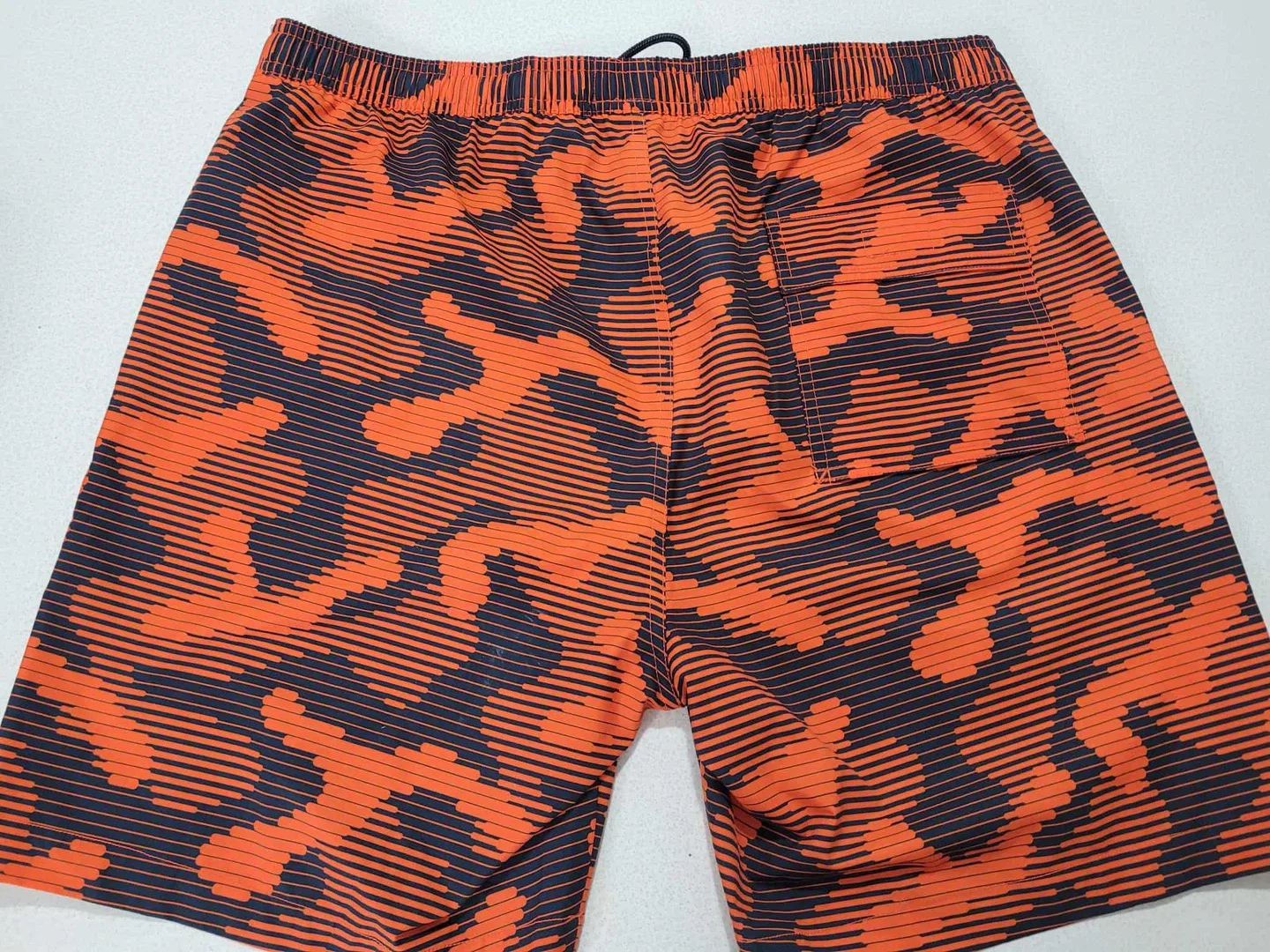 Psycho Bunny Orange & Navy Swim Trunks - XL image indicator(4)