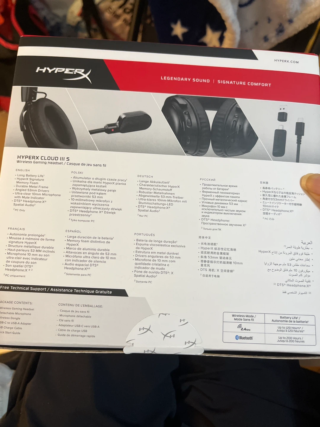 HyperX Cloud III Wireless Gaming Headset - photo 2