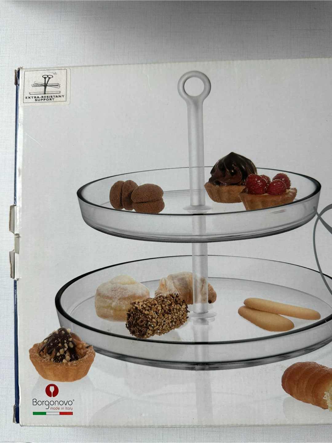 Borgonovo 2-Tier Dessert Stand - Made in Italy