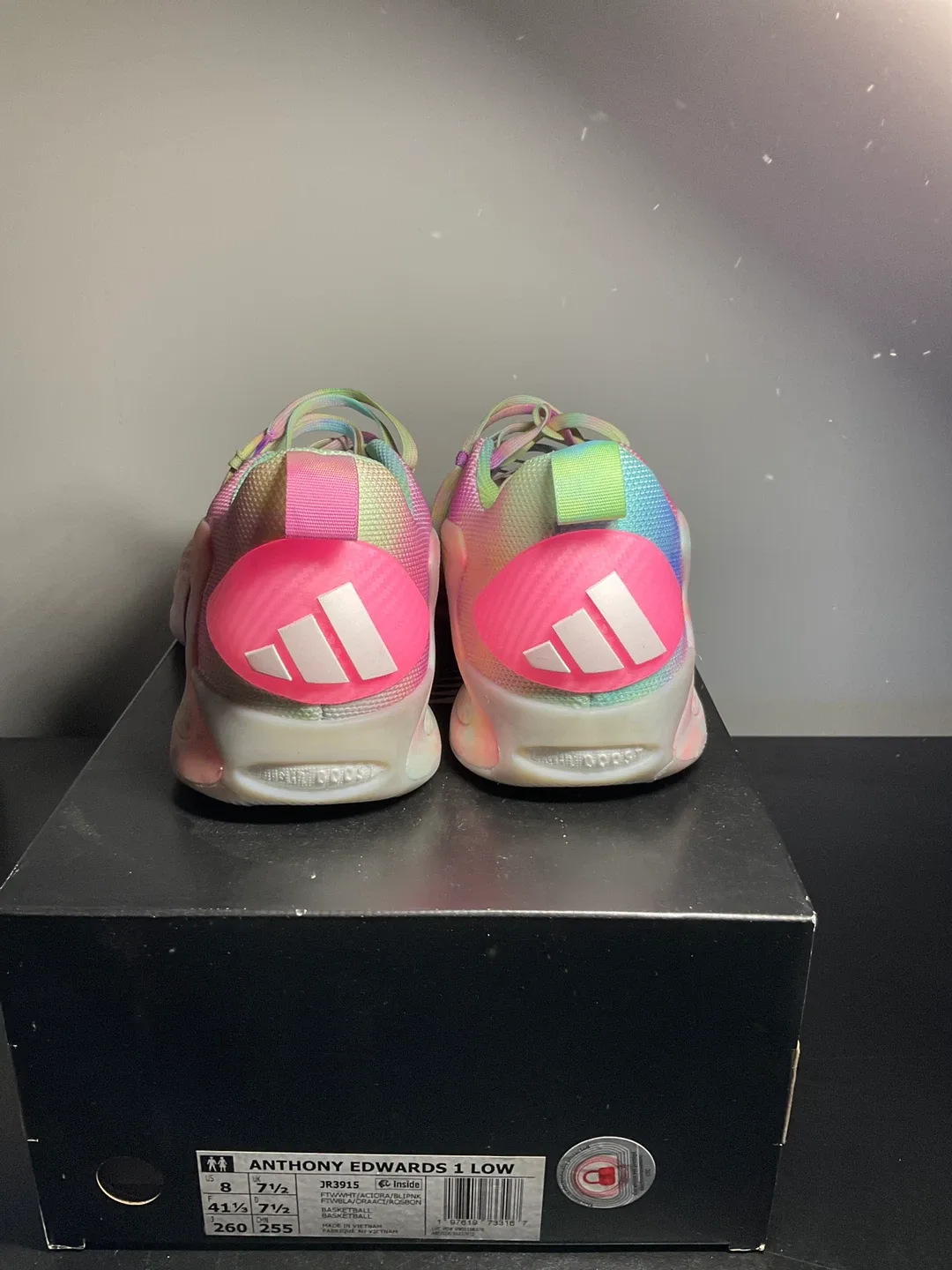 Adidas Anthony Edwards 1 Low, Size 8 image indicator(3)