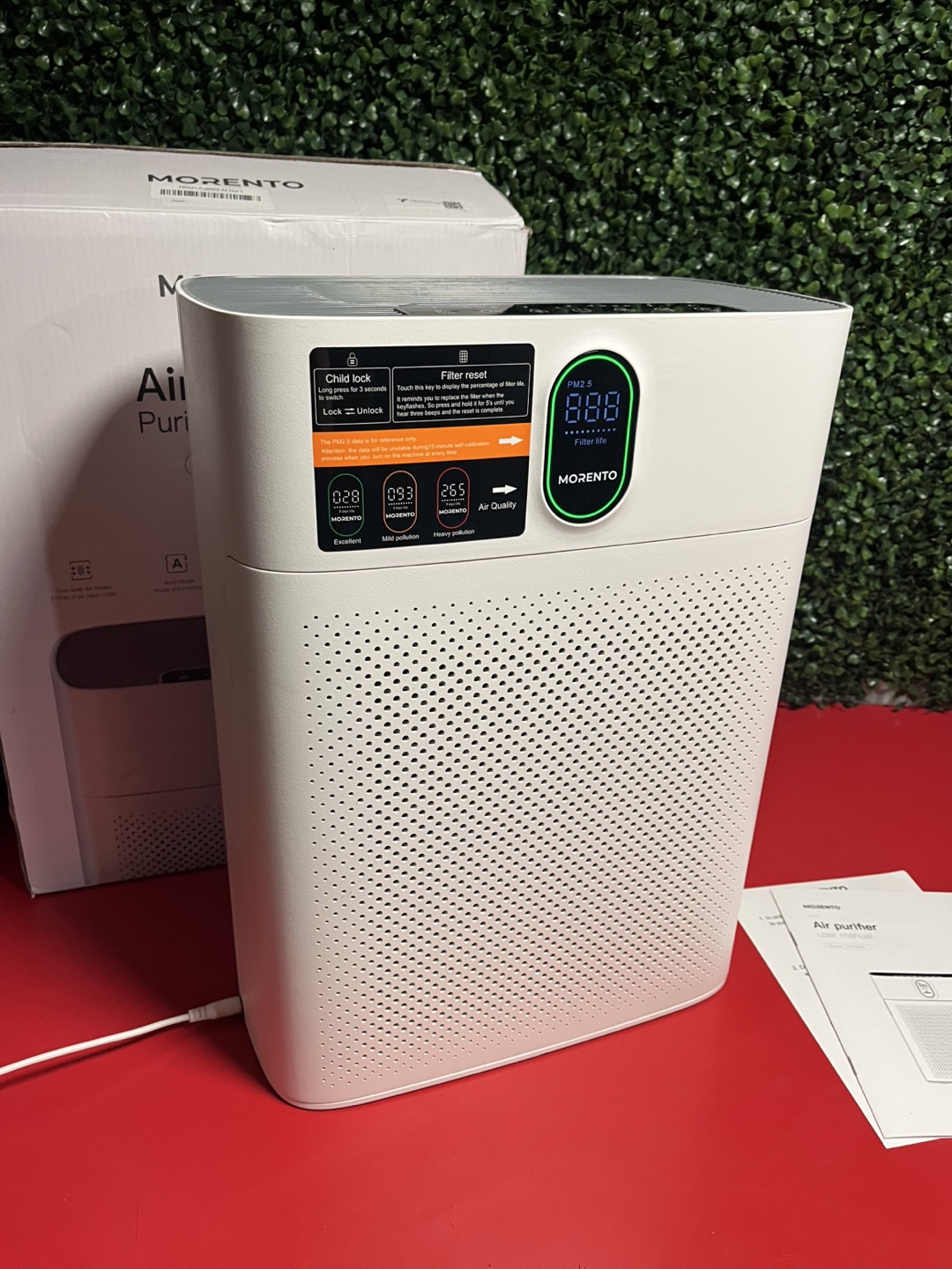 Morento Air Purifier with Box
