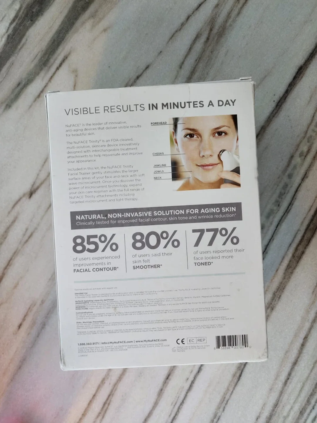 NuFACE Trinity Facial Toning Kit. Original price $350+ image indicator(2)