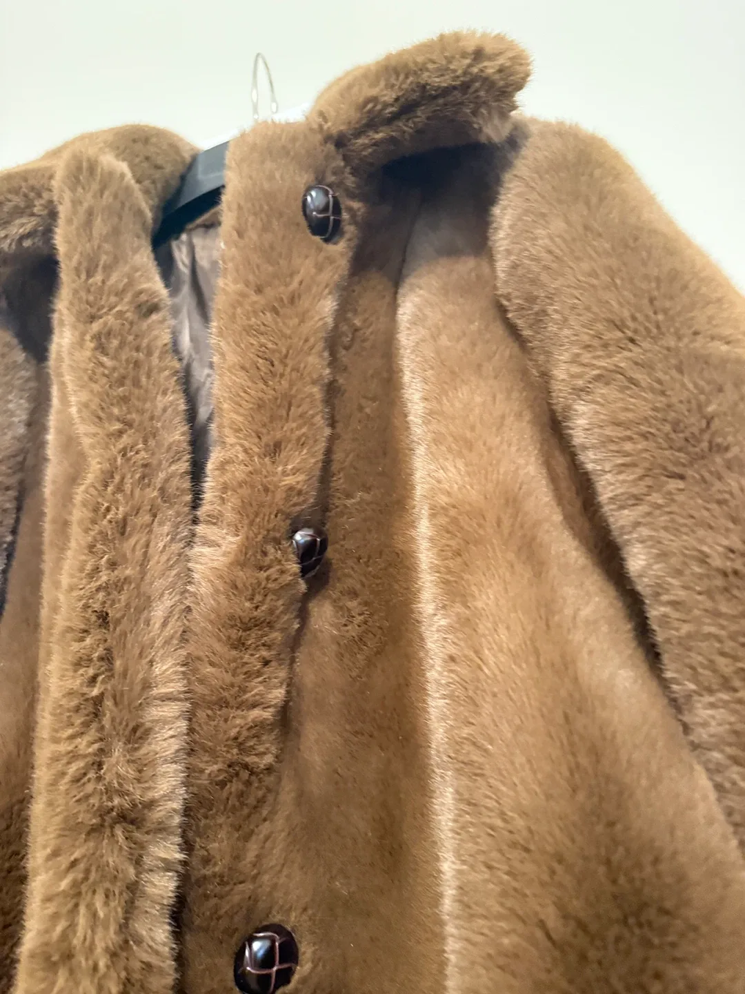 Mango Faux Fur Coat - Size S image indicator(2)